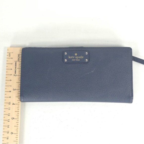 Kate Spade New York Folder Wallet Snap Closure Back Travel Wellesley Emperor 8x4 - Picture 7 of 12